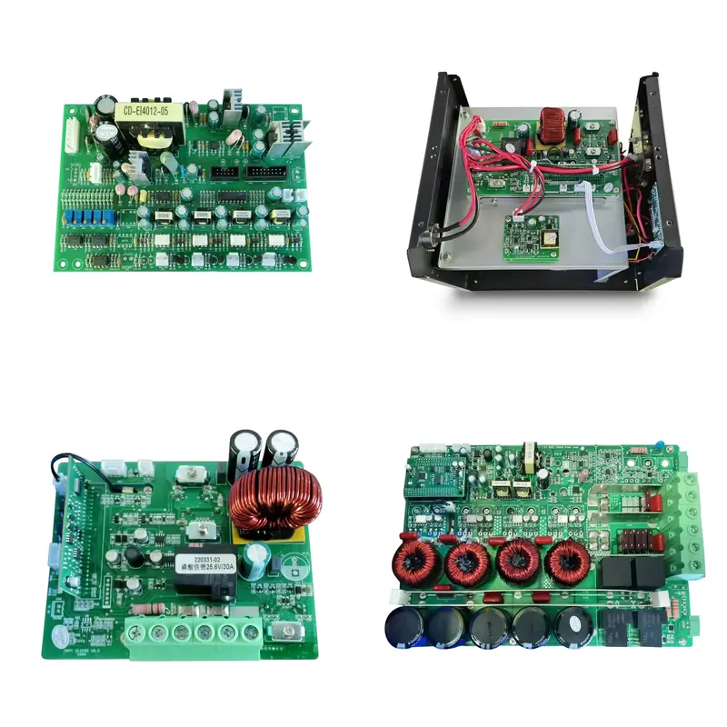 Pure Sine Wave Inverter Board 24V 48V - 1kW、2kW、3kW、5kW、5.5kW、8kW、24V、48V対応の、正弦波出力、ハイブリッドMPPT方式の太陽光インバーター用PCB回路基板（エアコン用）。