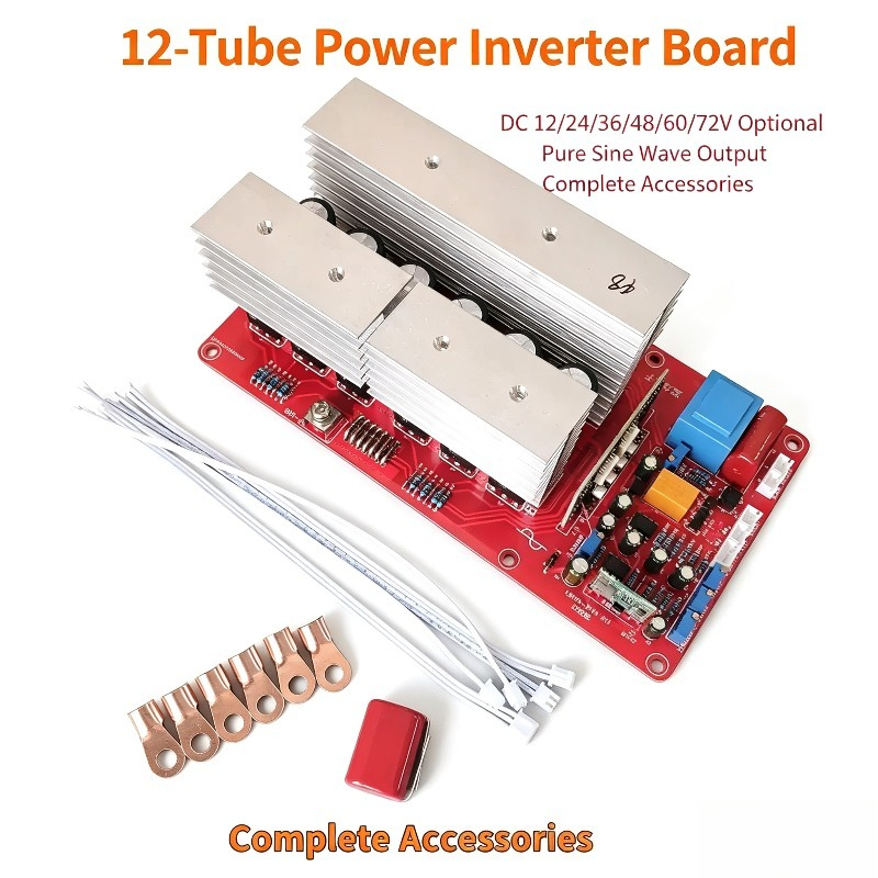 12Vチューブ式純正弦波インバーター メイン基板、電源周波数 - Pure Sine Wave Inverter Board 24V 48V のレビューと価格