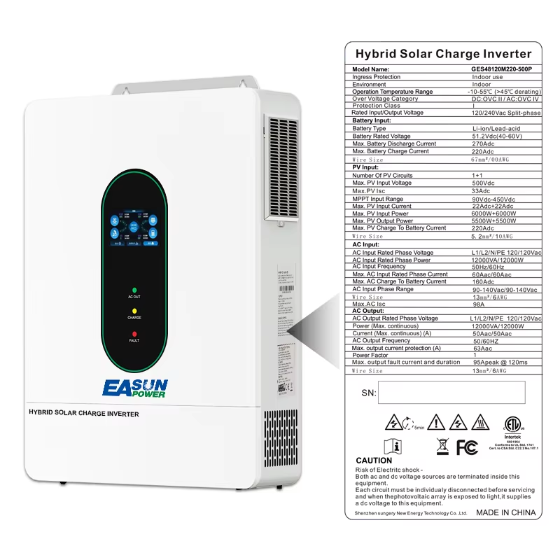 EASUN POWER 12000W 12KW 120V/1 - Grid Tie Inverter Limiter 2000W のレビューと価格